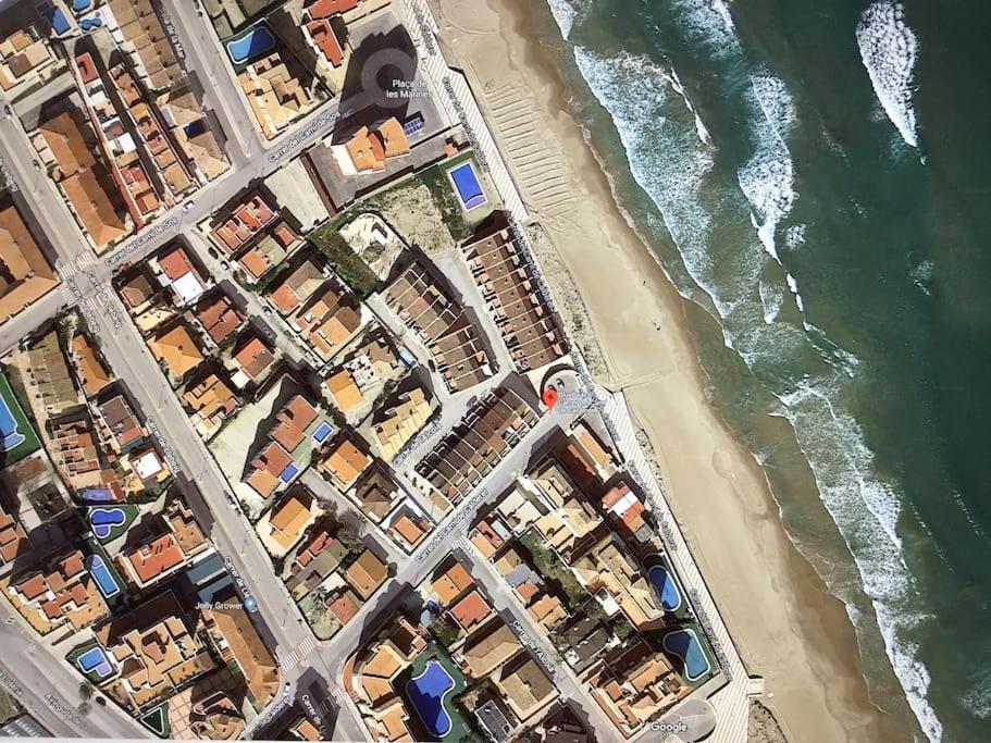 Beachfront House, Valencia, Wifi, Paddle Surf Board, Incredible Views Sueca Exterior photo