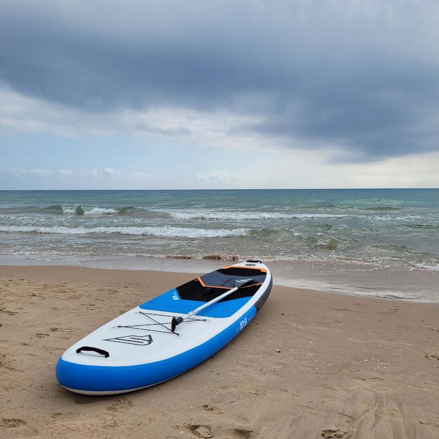 Beachfront House, Valencia, Wifi, Paddle Surf Board, Incredible Views Sueca Exterior photo
